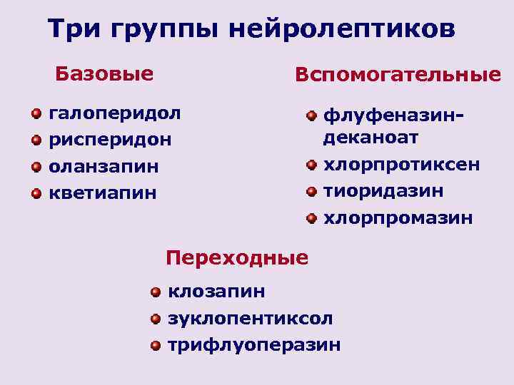 Трахнул Нейролептики