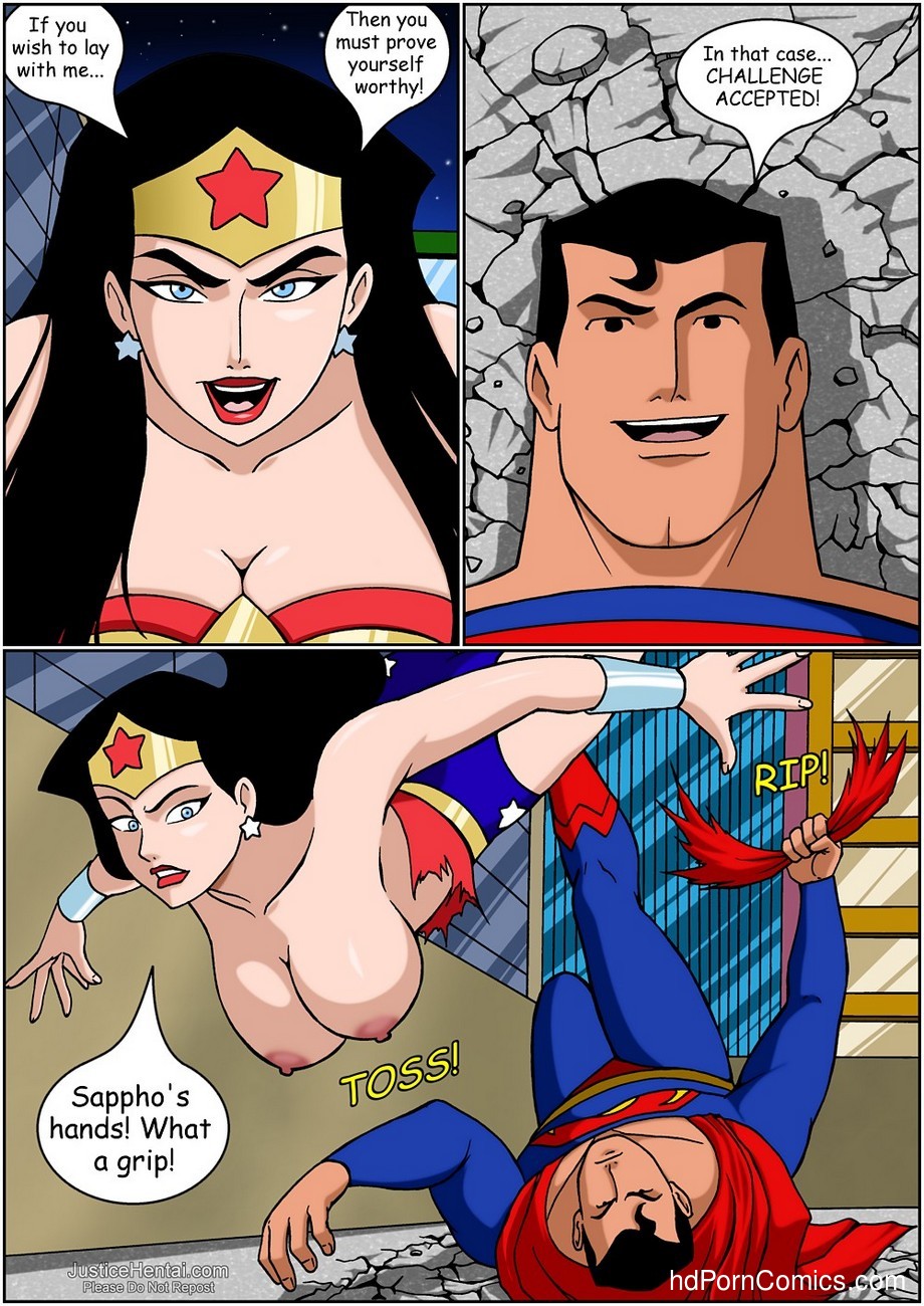 Лига Справедливости Порно Комикс