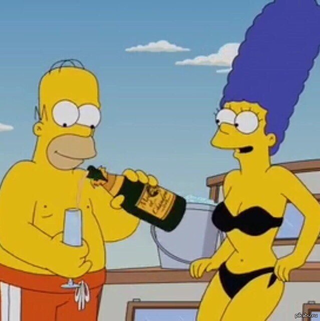 Гомер И Мардж Трахаются