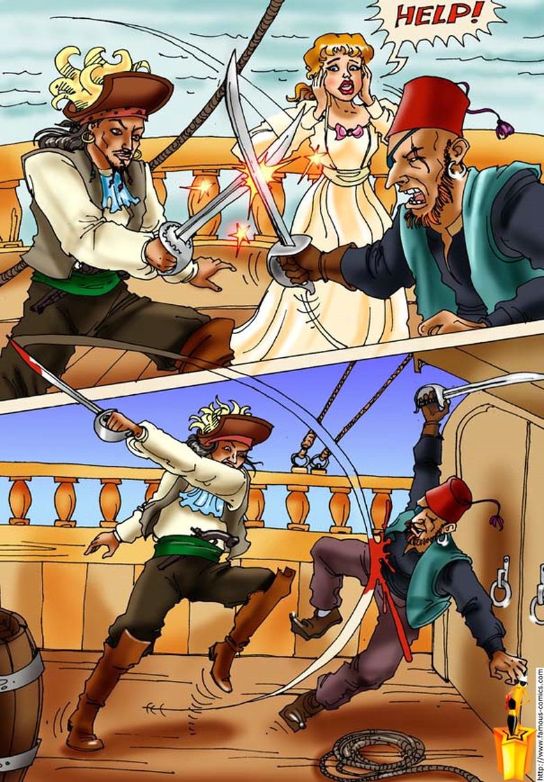 Порно Комикс Пираты Карибского Моря