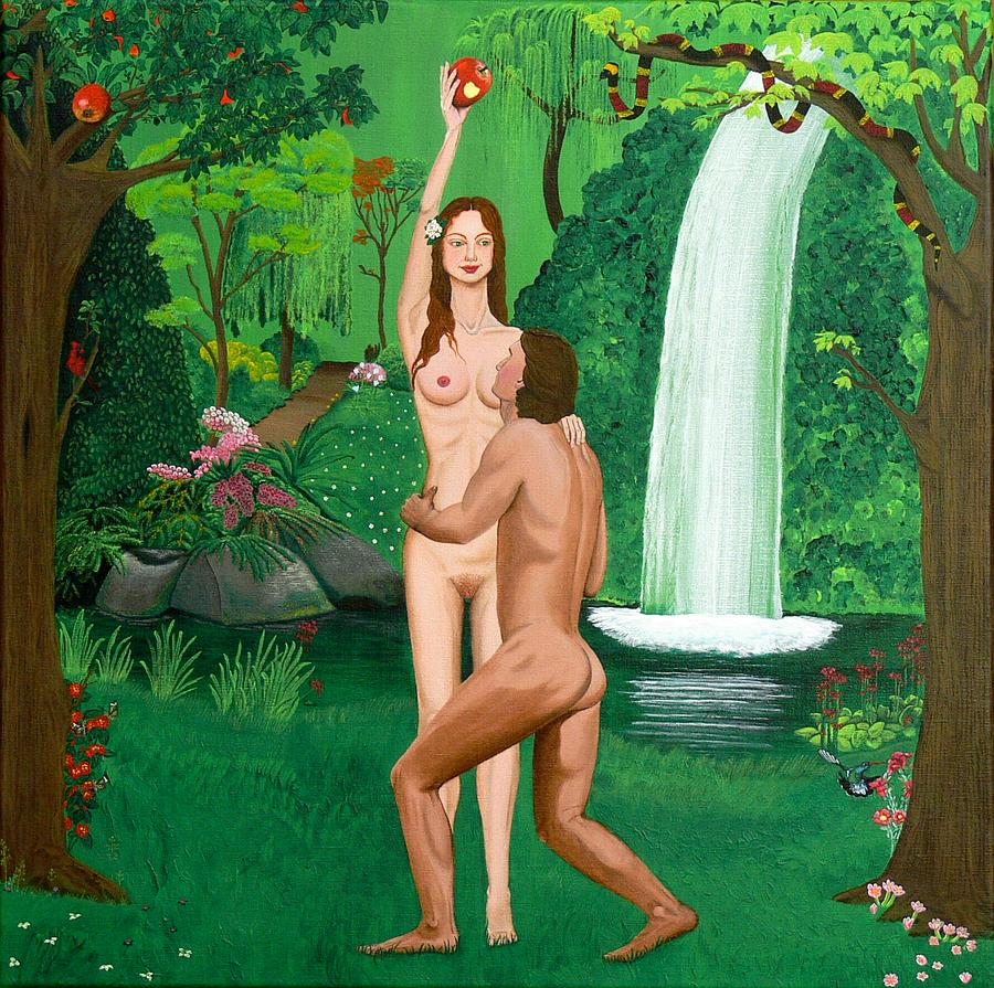 Порно Рисунки Адама И Евы