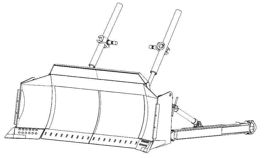 Шарнирно Сочлененный Отвал Бульдозера